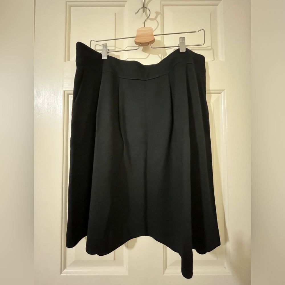 J. Jill Black A-Line Skirt